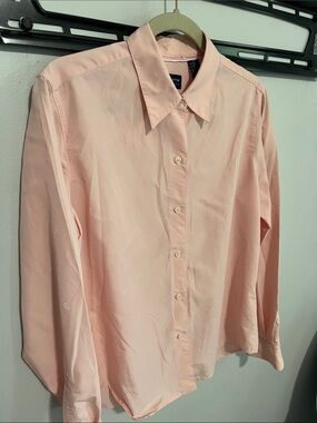 Liz Claiborne light pink button-up shirt